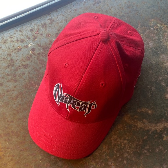 No Fear Mastercraft Red FlexFit Ball Cap with Bold Embroidery Logo. Size L/XL - Picture 10 of 10